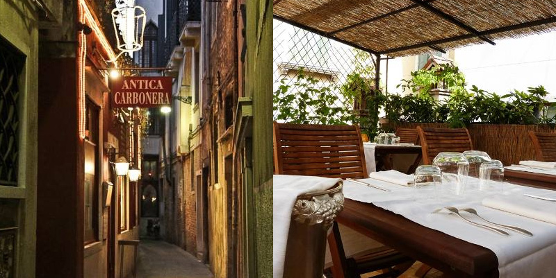 antica carbonera restaurant Venise 2