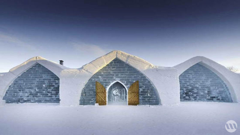 ice hotel aurores boreales