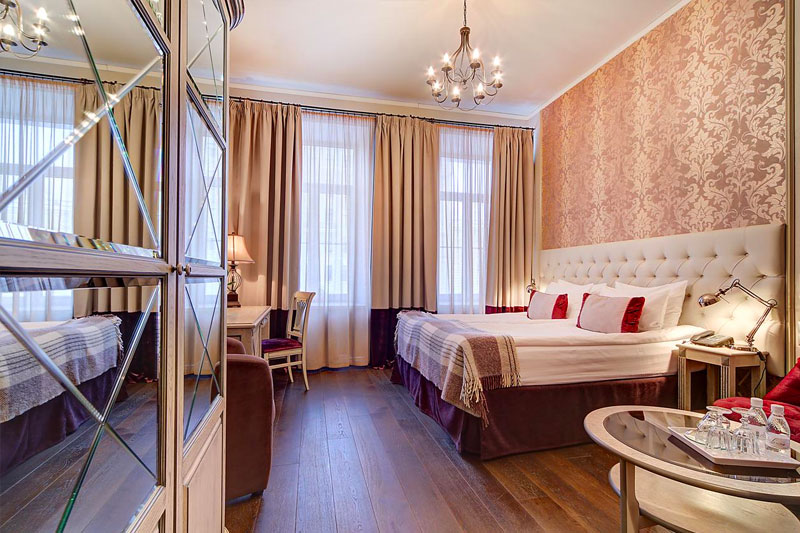 Hotel Saint petersbourg : les chambres du Pushka inn