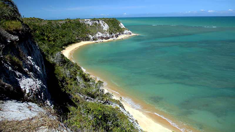 plage bresil espelho