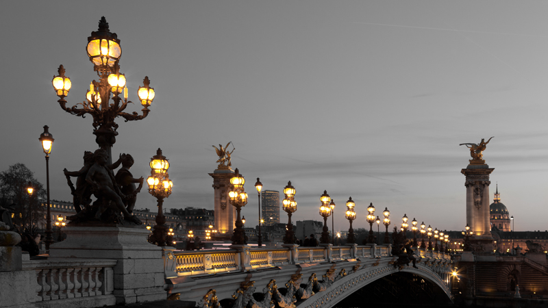 Alexander III bridge, Paris, France