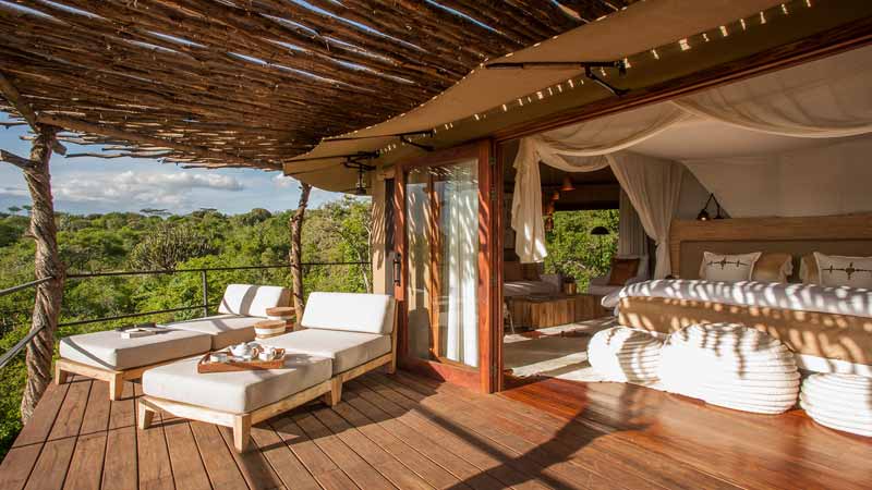 lodges de luxe en Tanzanie mwiba