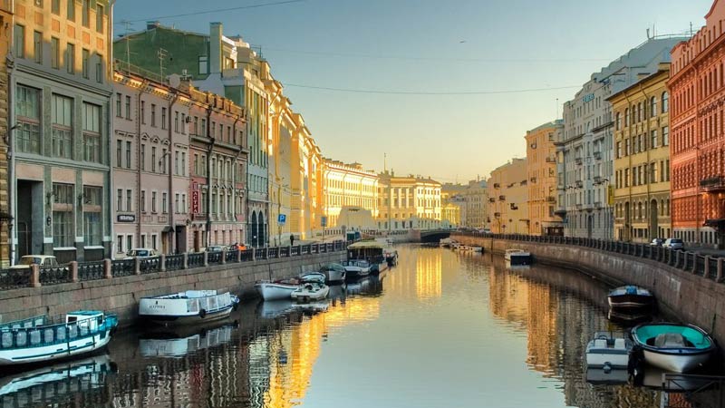 3 jours a saint petersbourg canal