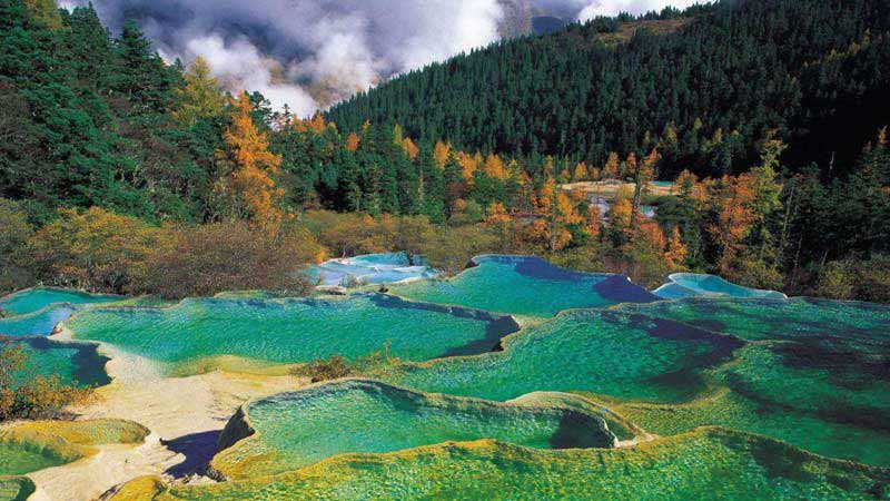 plus beaux lacs du monde huanglong 