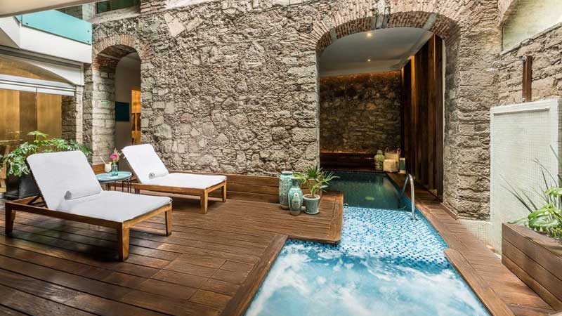 hôtel de luxe à guanajuato piscine