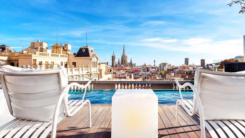 hôtel avec piscine à Barcelone