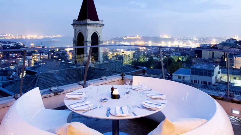 restaurant à Istanbul 360