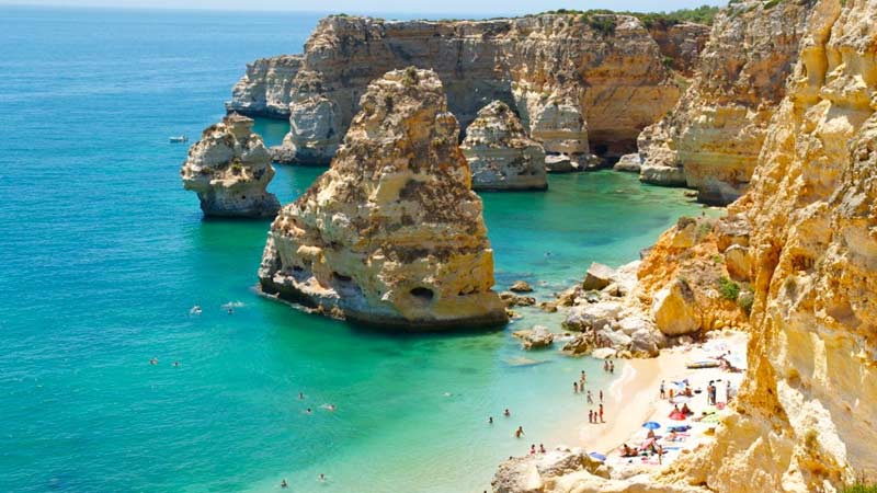 plages de l'algarve marinha