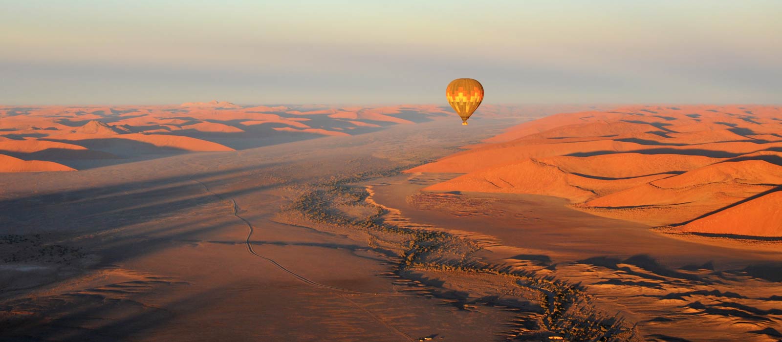 désert du Namib en Montgolfière
