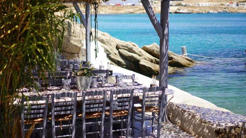 manger a mykonos spilia