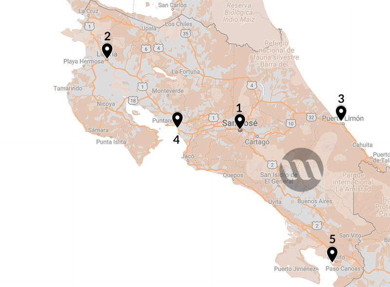 Quand partir au Costa Rica par région