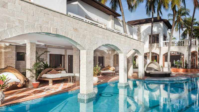 hotel de luxe au kenya piscine