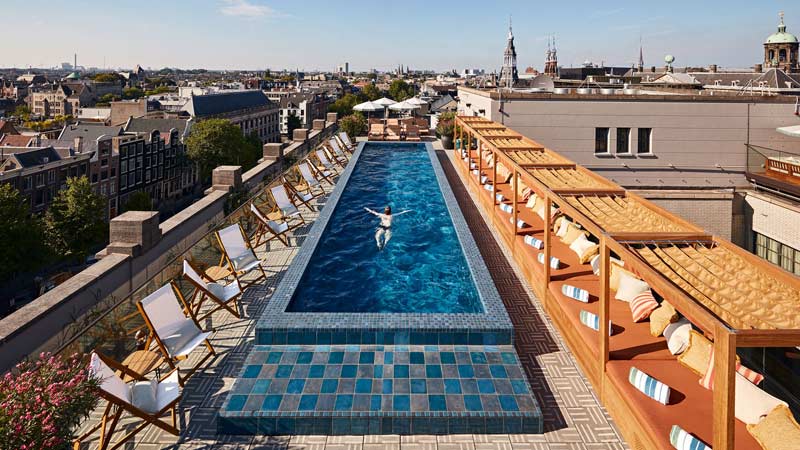 soho house amsterdam rooftop1