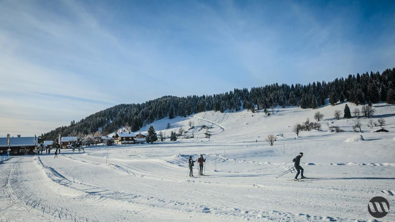 ski a la clusaz ski fond