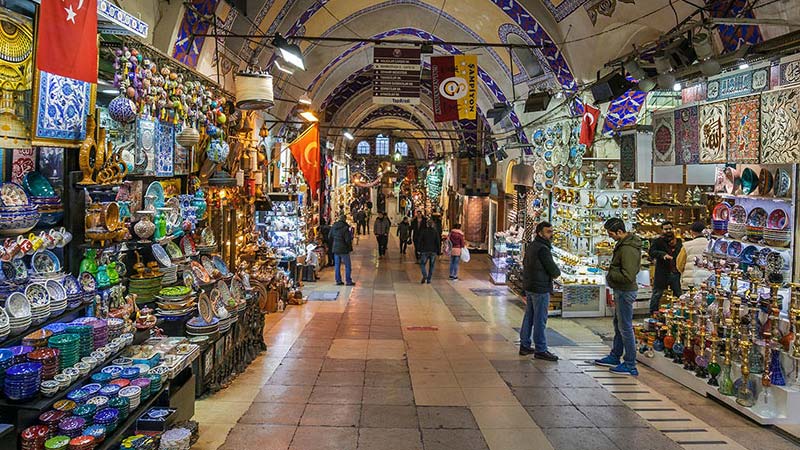 shopping à istanbul bazaar