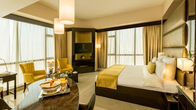 gevora hotel dubai chambre