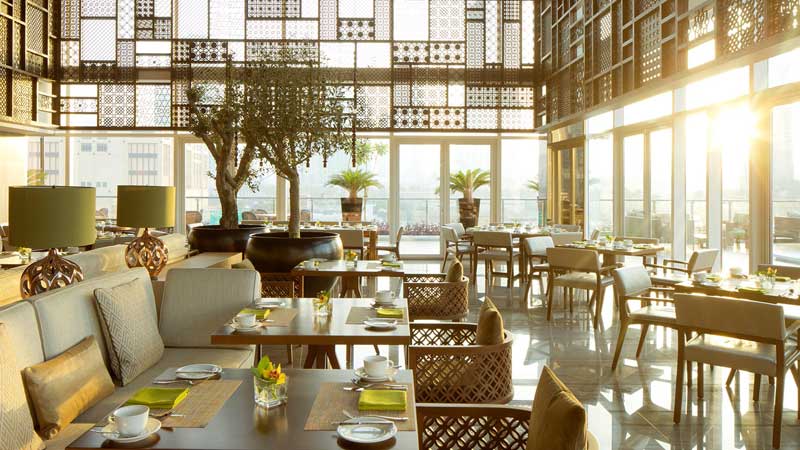 hôtel de luxe à dubaï restaurant