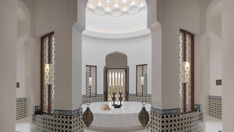 hôtel de luxe à oman hammam