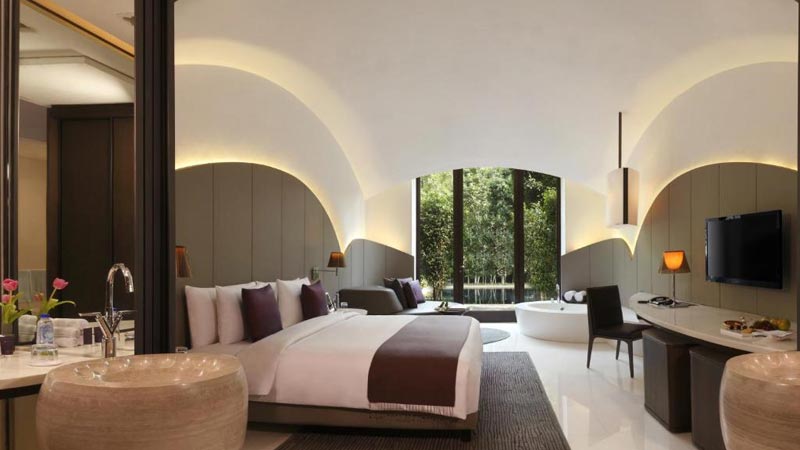 hôtel de luxe à new delhi chambre