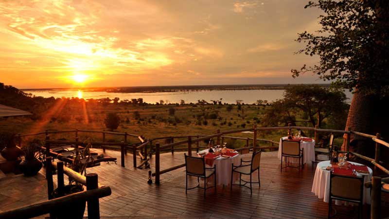 lodge de charme au botswana terrasse2