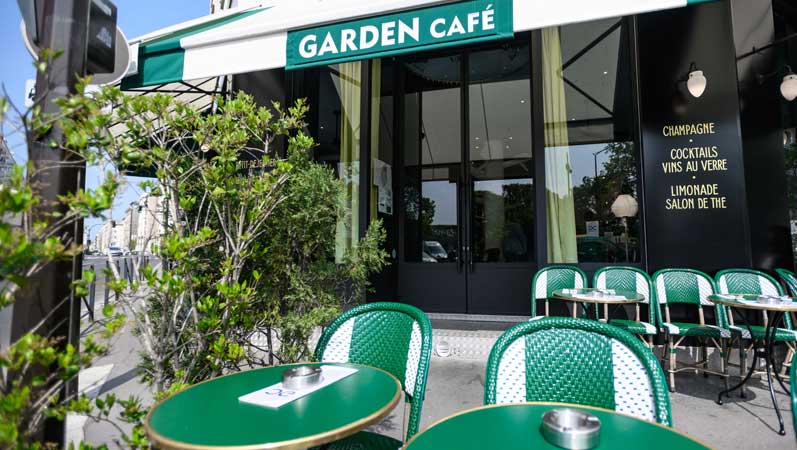 Terrasses à Paris garden Café