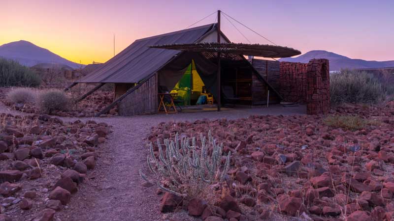 Etendeka Mountain Camp tente