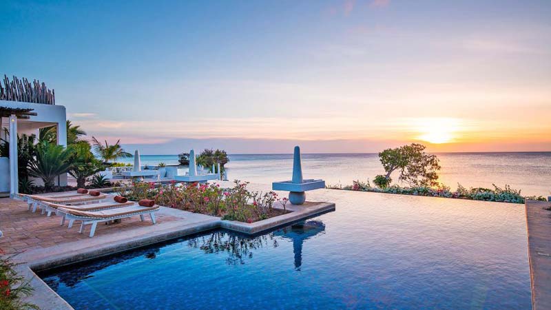 hôtel intimiste sur l'île de Pemba piscine
