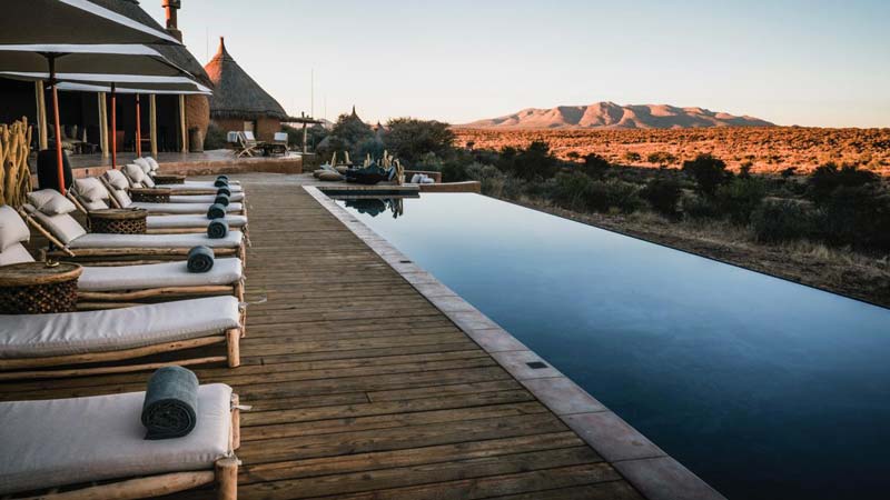 Hotel namibie : piscine