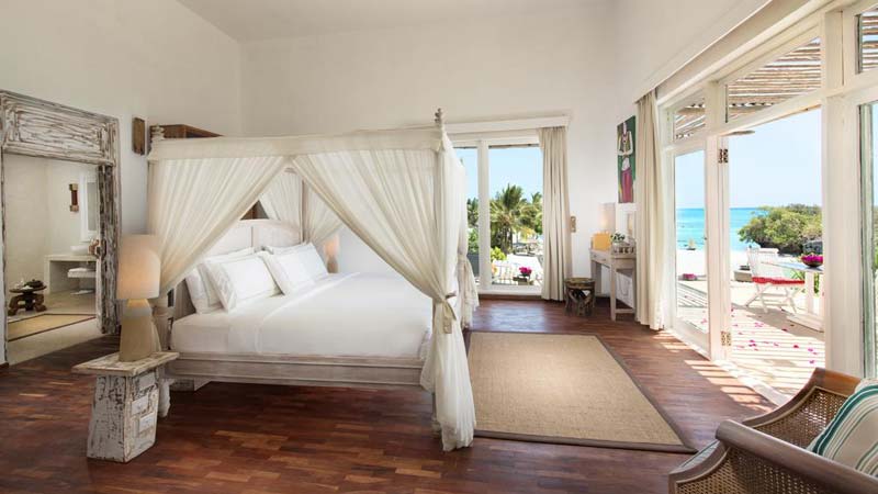 hôtel intimiste sur l'île de Pemba chambre