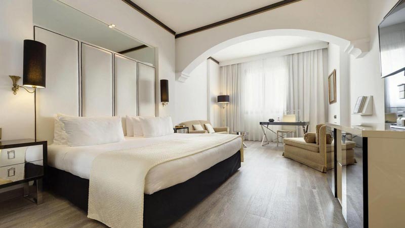 Hôtel parfait à Milan chambre