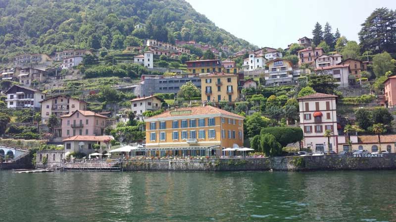 Hôtel sur les rives du Lac de Côme extérieur