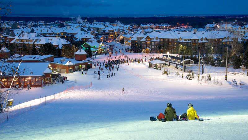 Où partir en janvier au ski Ontario