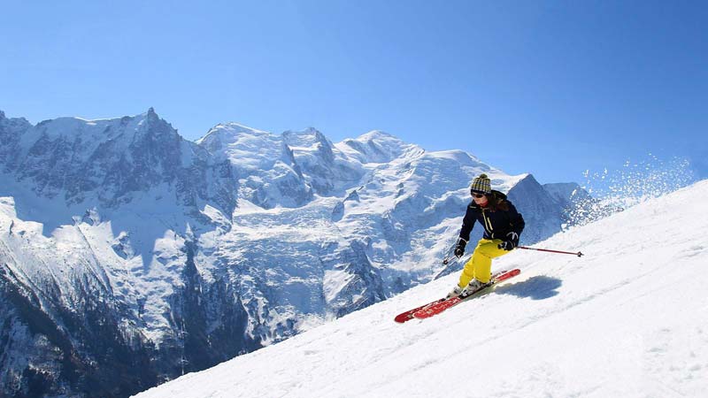 Où partir en février au ski Chamonix