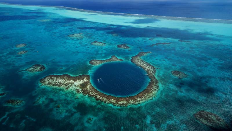 voyage au Belize blue hole