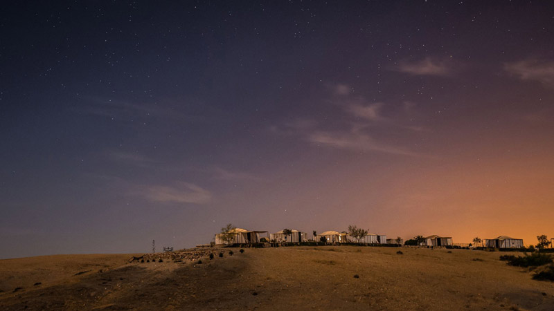 désert d'agafay nuit