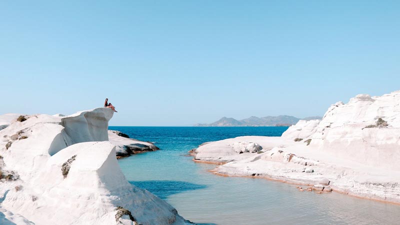 voyage insolite Sarakiniko, Grèce