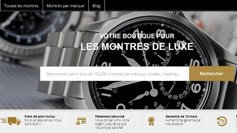montres de luxe site
