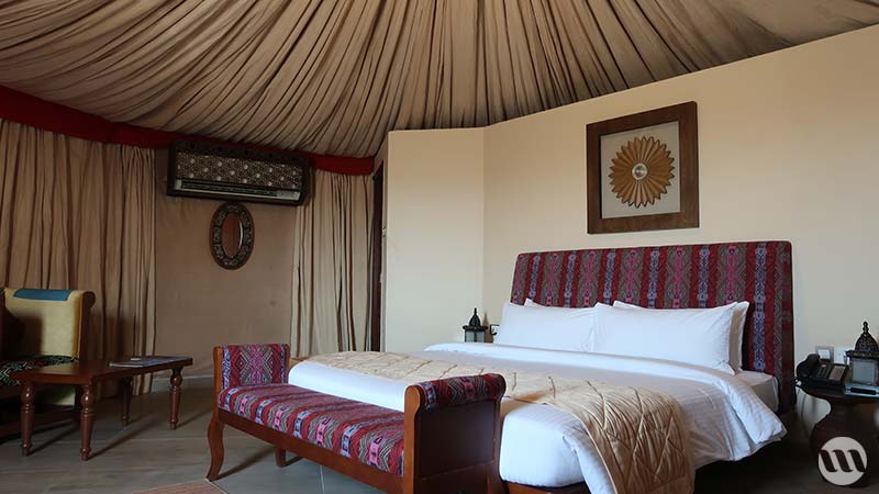 dormir en plein désert à Oman chambre1
