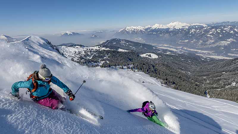 ski à samoëns pleine conscience