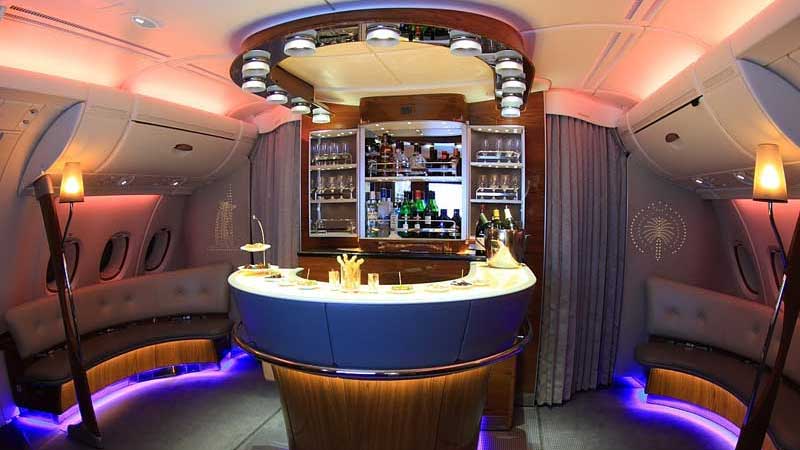bars d'avions emirates
