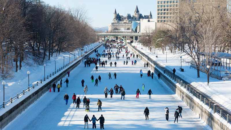 decouvrir ottawa patinoire