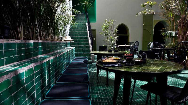 restaurants a marrakech le jardin