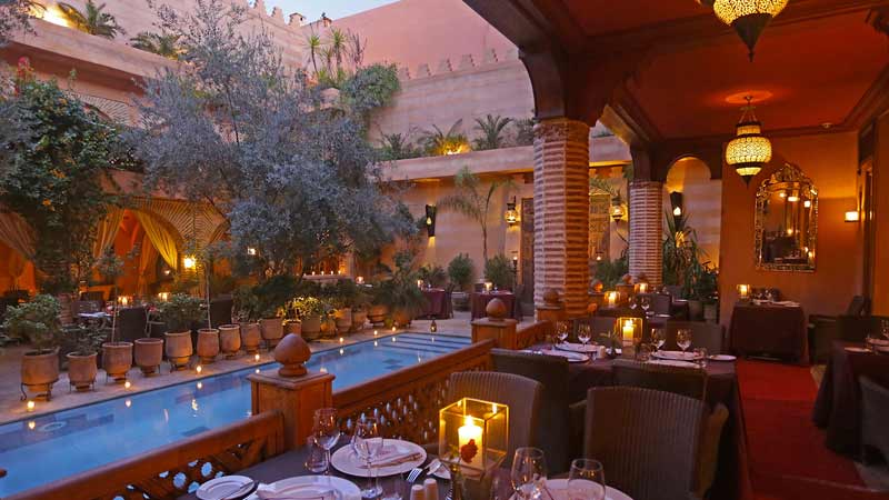 restaurants a marrakech maison arabe