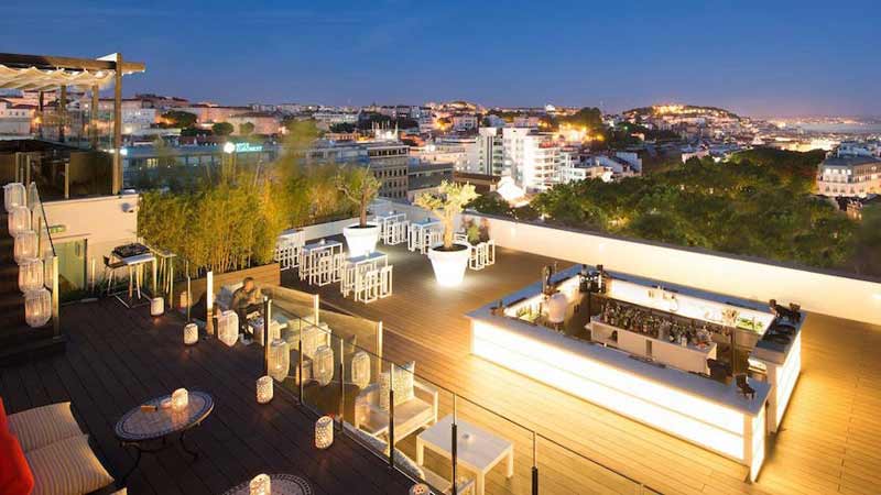 Rooftop à Lisbonne