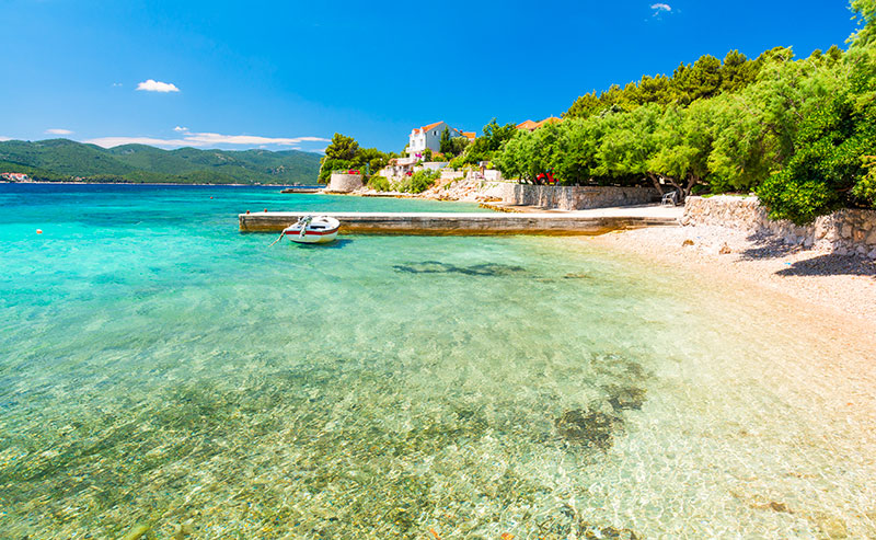 plage ile de Korcula