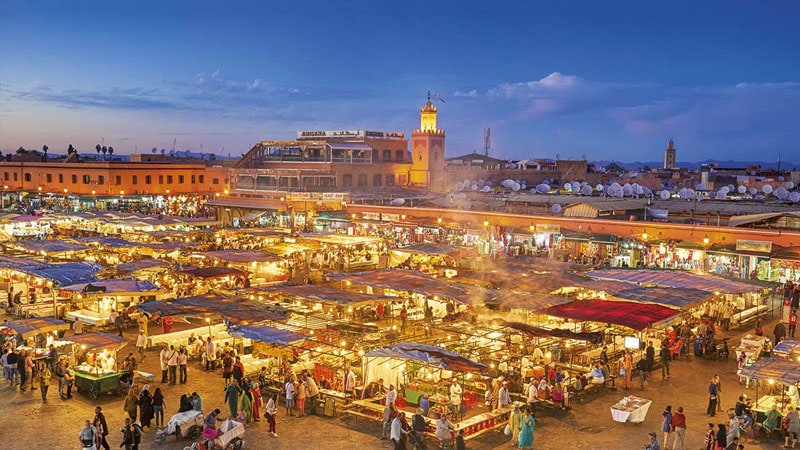 Que faire à Marrakech : Place Djemaa El Fna