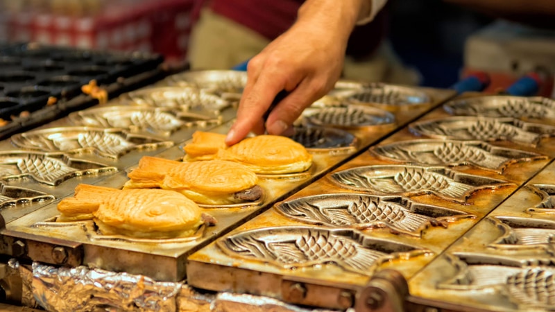 Street Food Corée Pancakes au poissons