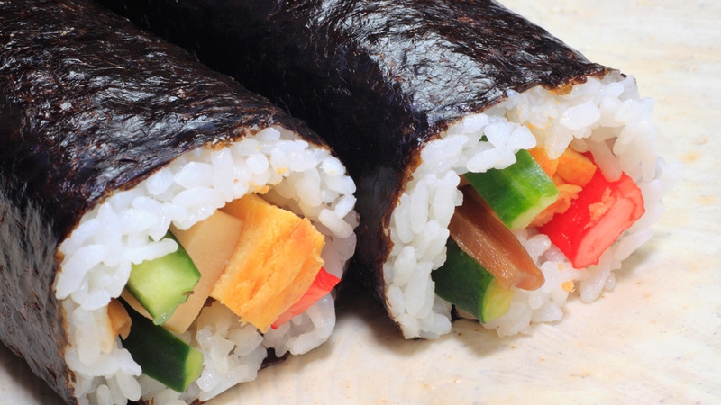 street food corée : Gimbap