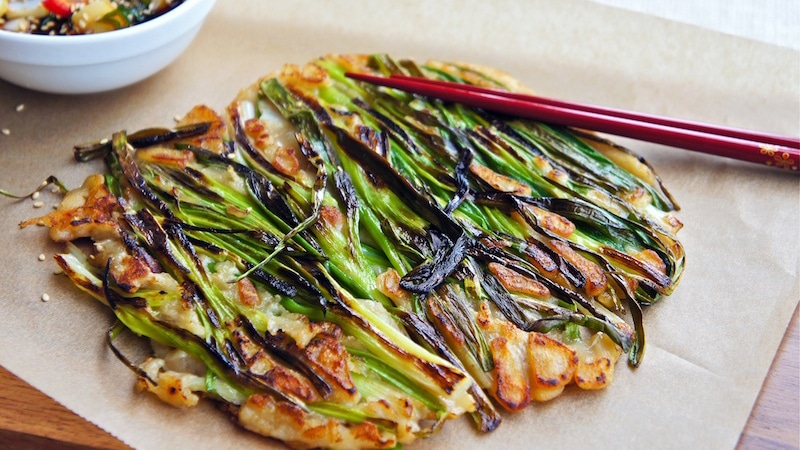 street food corée : Pajeon