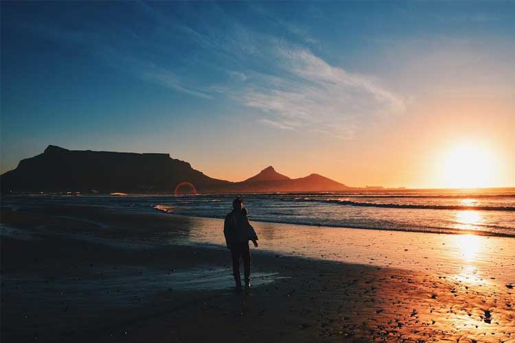 Sunset beach Cape town plage secrete